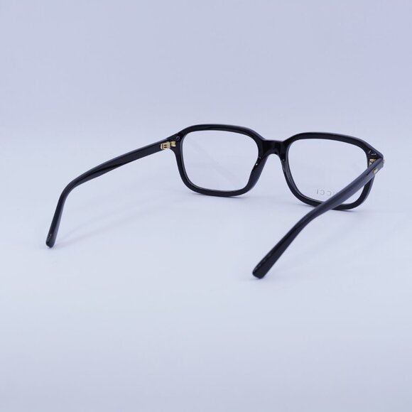 Gucci GG1446O 001 Eyeglasses Black 56mm Rectangle Frame - Picture 11 of 12